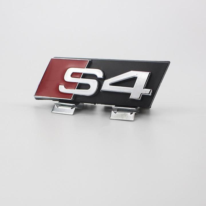6.3x2.5cm S4 Logo biểu tượng lưới tản nhiệt trước ABS cho Audi A4 ...