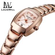 LouisWill Women Fashion Watch Sports Quartz Women Watches 30M Waterproof Women Wristwatches Business Stainless Steel Band Watches Female Casual Watches with Free Band Remover thumbnail