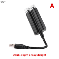 ❤️WT ไฟ LED ติดหลังคารถแบบ USB โปรเจคเตอร์ตกแต่งบรรยากาศเต็มไปด้วยดวงดาวสำหรับกลางคืน