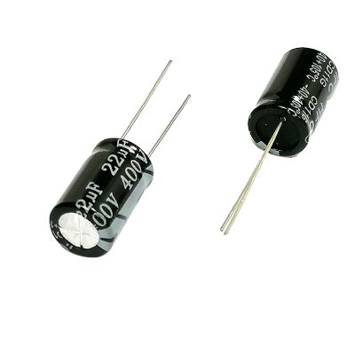 10pcs 400V22uf 10x17mm Aluminum Electrolytic Capacitor 22uf 400v 22uf400v 400v22mf 22mf400v 400v22MFD 400wv 400vdc 22mf 22MFD