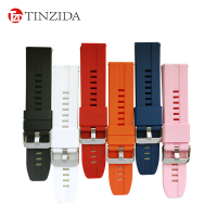 22mm Silicone Watch Strap Soft Sport Bracelet Strap Watchband For Huawei Xiaomi Amazfit Garmin Samsung Galaxy Smartwatch