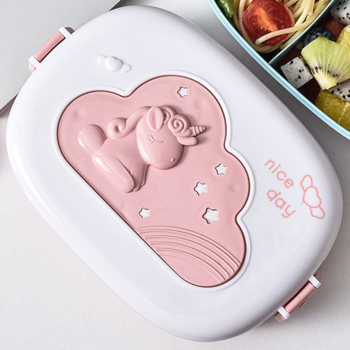 for-compartments-microwae-lunchbox-children-kid-outdoor-camping-food