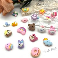 【hot sale】 ♟✼∋ B50 20pcs HOT Nail Art Resin Decorations Various Cartoon Dog Strawberry Bear Sunflower Ice Cream 3D Nails DIY Accessories