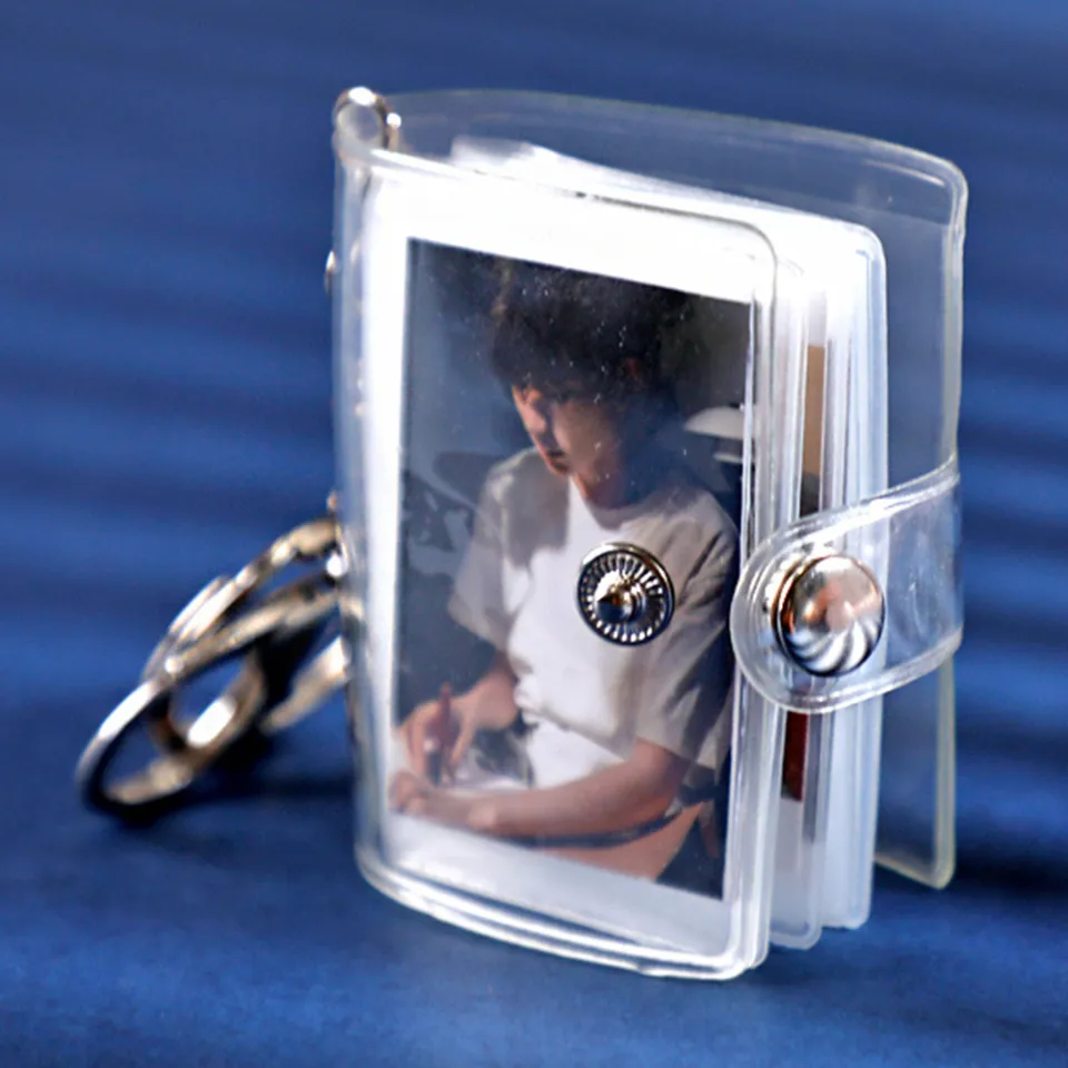 Mini Photo Album Keychain Instant Picture Album Pendant Id Photo