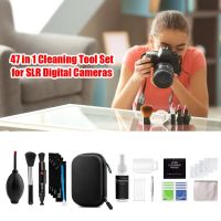 47pcs Camera Cleaner Kit DSLR Lens Digital Camera Sensor Cleaning Kit for Sony Fujifilm Nikon Canon SLR DV Cameras Clean Set
