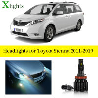 Car Led Headlight Canbus Bulb For Toyota Sienna 2011 2012 2013 2014 2015 2016 2017 2018 2019 Low High Beam Auto Accessories