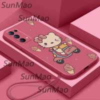 เคสโทรศัพท์ OPPO Reno 4 4G ปกแมวการ์ตูน