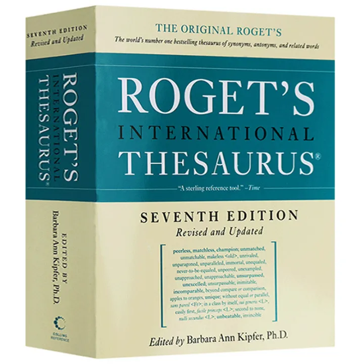 Roget's International Thesaurus Original English Writing Reference Book