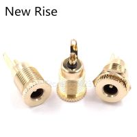 1PC DC-099 DC Power Supply Jack Socket Female Panel Mount Connector 5.5mm 2.1mm 2.5mm Plug Adapter 2 Terminal Types GOLD PLATEDWires Leads Adapters