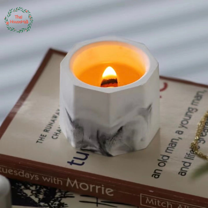 หินอ่อน-เทียนหอม-scented-candle-เทียนหอมกลิ่นแบรนด์เนม-สไตล์ยุโรป-aroma-sensation-soy-wax-aromatic-เทียนหอมในห้อง