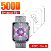 Screen Protector for Apple Watch Ultra Series 8 7 6 5 4 3 SE Hydrogel Protective Film iWatch 49mm 41mm 45mm 42mm 44mm 38mm 40mm Wires  Leads Adapters