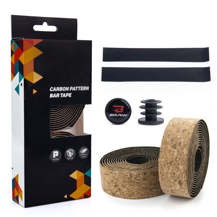 bike-sawdust-grain-tape-bicycle-handlebar-natural-tan-brown-road-race-track-drop-bar-pu-wood-chip-texture-plug-cycling-parts-power-points-switches-sa