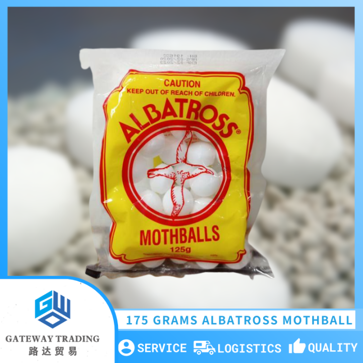 1 Pack (175 Grams) Albatross Moth Balls MothBall Natural Camphor Ball Mothballs Naphthalene