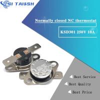 KSD301 250V 10A Normally Closed NC Thermostat Temperature Thermal Control Switch DegC 40C-135C For Arduino WATTY Electronics