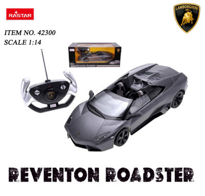 รถบังคับวิทยุ Rastar No.42300 Lamborghini Reventon Roadstar  Rastar  อัตราส่วน  1:14 แบบจำลองที่เหมือนจริงมากซึ่งทำมาจากรถรุ่นต่างๆ ที่รู้จักกันดี