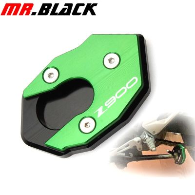 “：{}” 2021 New Design For Kawasaki Z900 Z900RS 2017 2018 2019 2020 Z 900 RS Z 900RS Cnc Kickstand Plate Extension Pad Stand Enlarger
