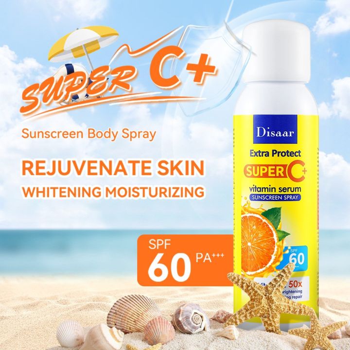 disaar-extra-protect-superc-ครีมกันแดด-spf60-pa-ซึมไว-ไม่มัน-ไม่อุดตัน-สำหรับผิวแพ้ง่าย-กันแดดทาหน้า-กันแดดทาตัว-ขนาด-160กรัม