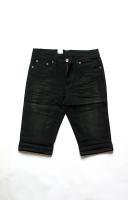 jeans กางเกงยีนส์ผู้ชาย กางเกงยีนส์ขาสั้น เดฟ-ผ้ายืด สีดำ Size. 28-36