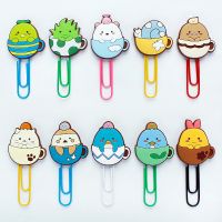 5 pcs/lot Cute Cartoon Sumikko Gurashi Bookmark Paper Clips Anime Bookmarks Kawaii School Office Supplies Book Accessories