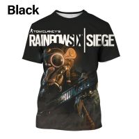 2023 Customized Fashion Summer Games Tom Clancys Rainbow SixSiege 3D T-shirt Print Short Sleeve Fun Design Casual  Round Neck Top T-shirt Short Sleeve，Contact the seller for personalized customization