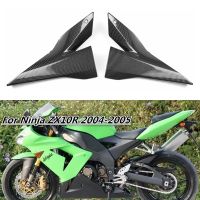 For Kawasaki Ninja ZX-10R ZX10R 2004 2005 Motorcycle Carbon Fiber ABS Fuel Tank Side Covers Panels Gas Fai Cowl Guard