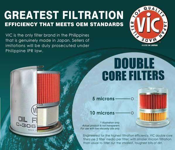 C207 Genuine Vic Oil Filter Nissan Sentra and Lazada PH