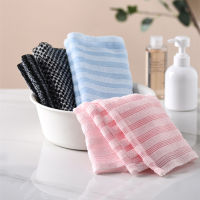 ญี่ปุ่นถู Washcloth อาบน้ำแปรงสำหรับกลับผ้าขนหนู E Xfoliating ขัดฟองน้ำอาบน้ำสำหรับร่างกายอุปกรณ์ห้องน้ำผ้าขนหนูผู้ใหญ่