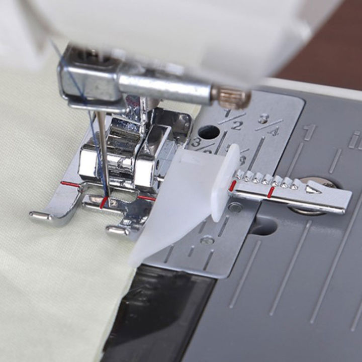 carmelun-ตัวปรับเครื่องเย็บผ้านำทางปรับได้แบบพอดีกับเท้าเครื่องเย็บผ้าเครื่องมือตัดเย็บบ้าน