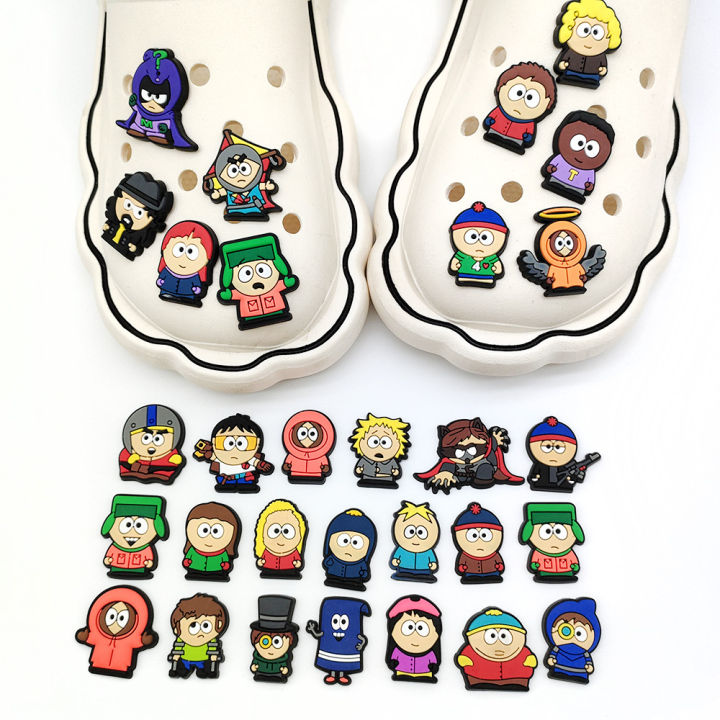 Cartoon Jibbitz For Croc Anime Shoe Charms Fit to Sandals and Slippers PVC  Accessories with Buckle