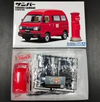 AOSHIMA 1/24 SUBARU TT1 SAMBAR HIGH-ROOF 4WD 80 (โมเดลรถยนต์ Model DreamCraft)