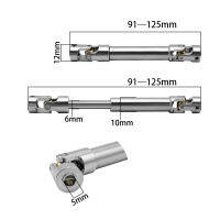 CNC Internal Spline Metal Drive Shaft Universal Joint Driveshaft for 110 RC Crawler SCX10 II Capra TRX4 TF2 D90 YK4082