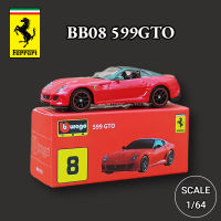 Bburago 164 Ferrari รถรุ่นจิ๋ว,599GTO Scale Lefarrari F40 F50 488 GTB Spider Diecast รถจำลองของเล่น