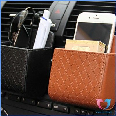 dovin-กล่องอเนกประสงค์-กล่องเก็บของในรถ-ที่วางมือถือในรถ-ใส่กุญแจ-car-storage-box