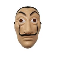 Halloween Cosplay props Movie Salvador Dali mask La Casa de pape plastic Mask