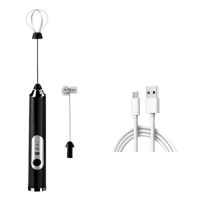 Electric Milk Frother Whisk Handheld Egg Beater USB Coffee Blender Household Milk Shaker Mixer Foamer Food Blender