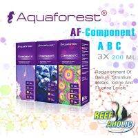 Reef-Aholic Aquaforest Component A-B-C ขวด 200 ml. แร่ธาตุรองสำหรับตู้ปลาทะเล ถ้ารองไม่ดีแล้วหลักจะดีได้อย่างไร มาใช้กันเตอะ