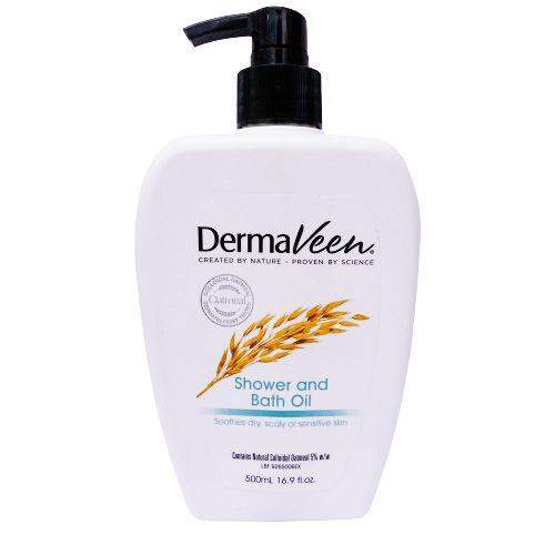 DERMAVEEN SHOWER & BATH OIL WASH 500ML Lazada