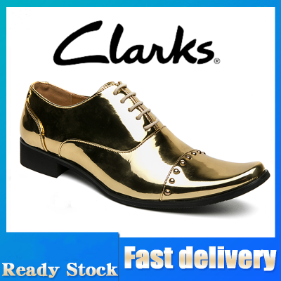 Clarks-lรองเท้าหนังผู้ชาย รองเท้าหนังผู้ชายฤดูร้อนรองเท้าอย่างเป็นทางการรองเท้าแต่งงานผู้ชาย รองเท้าหนังแฟชั่นอังกฤษ