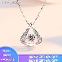 ❡❅﹉ YANHUI 5A Zirconia Crystal Pendant Tibetan Silver Box Chain Necklace Female Choker Necklaces Fashion Jewelry Gifts