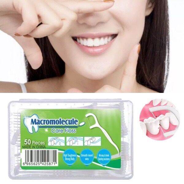 Dental Floss 50PCS Deep Cleansing Clean Between the Teeth Remove Plaque