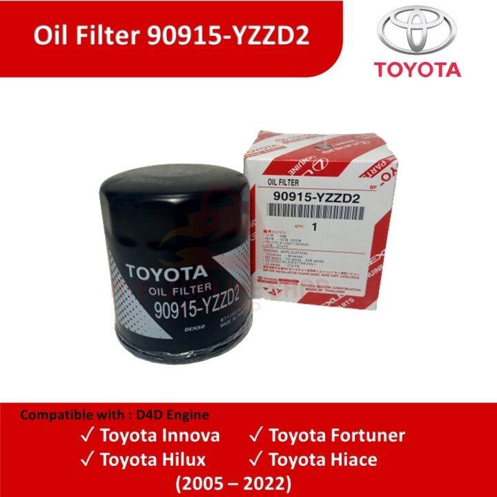 Engine Oil filter (90915YZZD2) for D4D Engine 2005 2022 Toyota