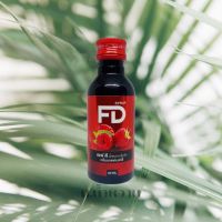 FD Syrub เอฟดี น้ำหวานเข้มข้นกลิ่นราสพ์เบอร์รี่ 60ml. 1 ขวด