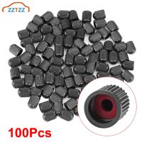 100Pcs Tire Stem Valve Caps with O Rubber Ring Universal Stem Covers for Car SUV Bicycle Trucks Motor Airtight Seal Heavy Duty