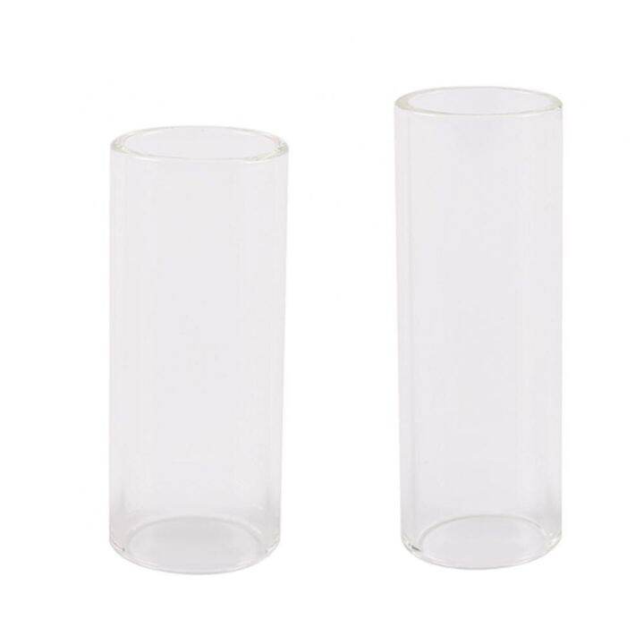 slider-tube-transparent-glass-guitar-bass-finger-protection-sleeve-accessories-guitar-pick-accessories-60mm-length-guitar-bass-accessories