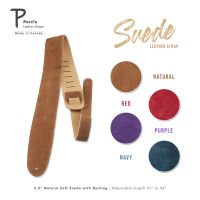 Perris "Suede 2.5" Guitar Strap สายสะพายกีตาร์หนังกลับ Made in Canada