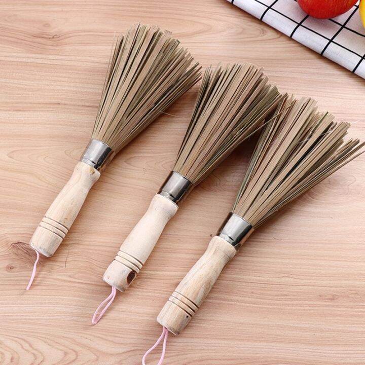 【CC】 25cm Wok Brush Wash Kitchen Cleaning Restaurant Hotel Supplies