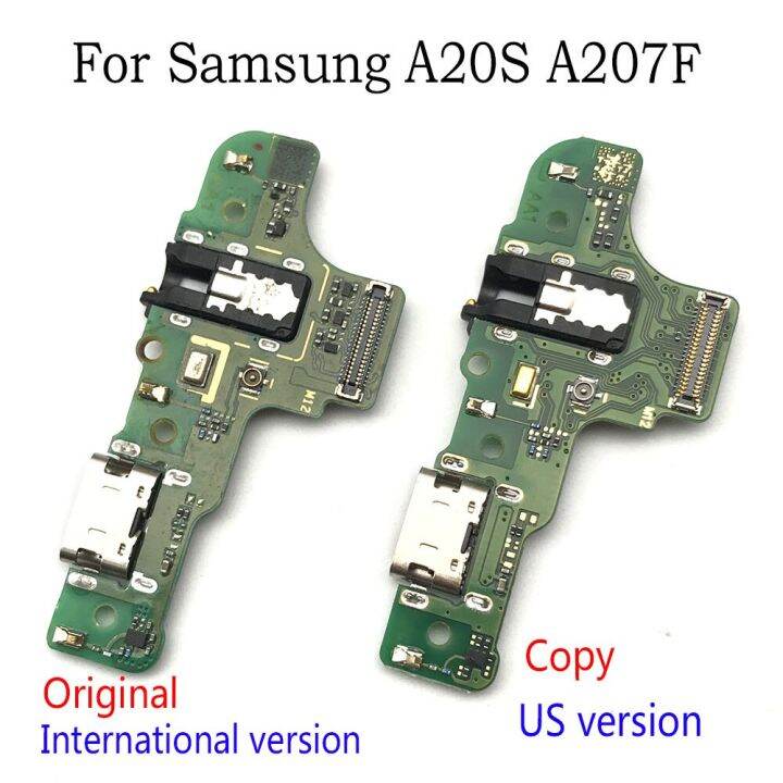 2023-new-anlei3-100-ชาร์จพอร์ตซ่อมต้นฉบับใหม่บอร์ดเชื่อมต่อสายเคเบิลยืดหยุ่นกับไมค์ไมโครโฟนสำหรับ-a20s-samsung-a207f-a12