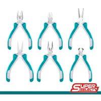 Total ชุดคีมมินิ มีสปริง ขนาด 4.1/2 นิ้ว 6 ตัวชุด รุ่น THT1K0511 ( 6 pcs 4.1/2" Plier Set )