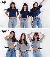 CROP เสื้อครอปผู้หญิง 24 สี 3 ทรง จะใส่เที่ยวอยู่บ้านได้สบาย