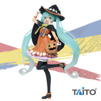 Hatsune Miku Anime Figure Girl Dress Pumpkin Autumn Clothes Halloween Hand Decoration Animation Action Figures Model Toy For Kid